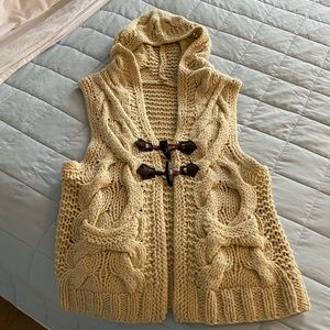 Free People Sleeveless Nordic Chalet Sweater